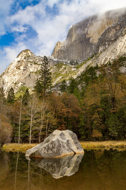 Half Dome from Mirror lake - My Rendition...