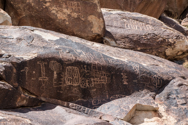 Petroglyphs at Grapevine Wash...