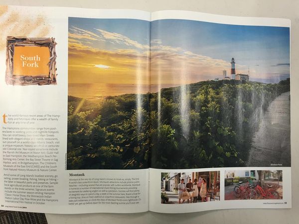 As published in the Long Island Travel Guide...