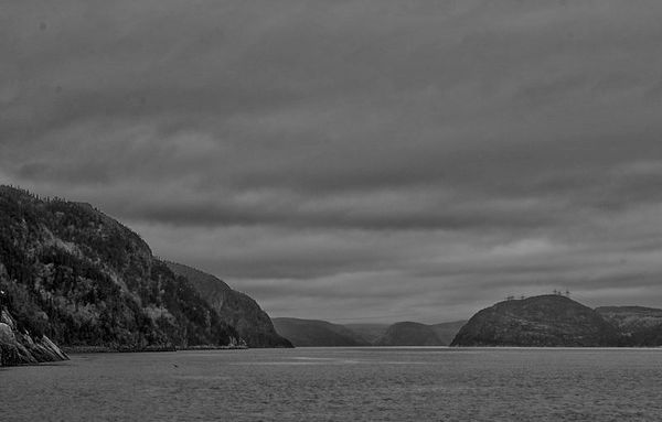 The Saguenay River, the beginning of a fjord...