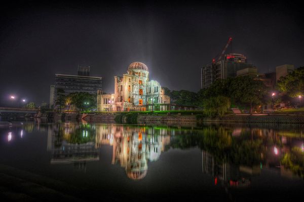 Here's an HDR of the A bomb dome that I took last ...