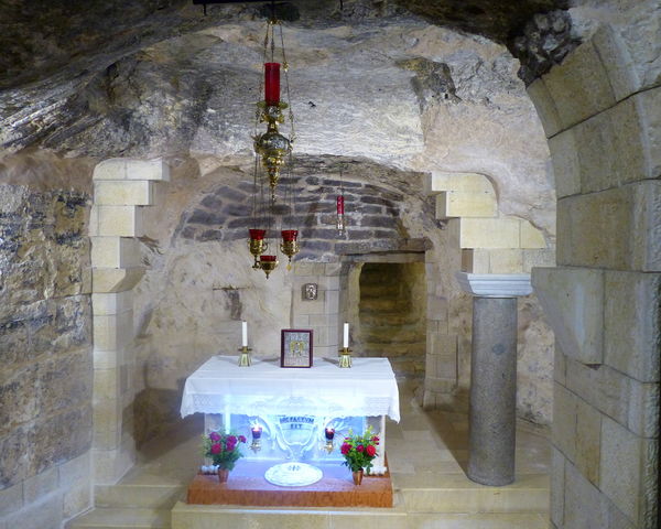 Church of the Annunciaiton. Nazareth (actual stair...