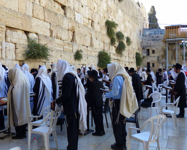 The Wailing Wall - the men's section is twice as b...