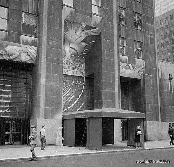 Doorway in Manhattan, New York - 1976...