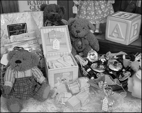 3. Teddy bears and other items....