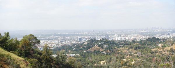 View of LA smog using 3 "arw" Sony raw files from ...