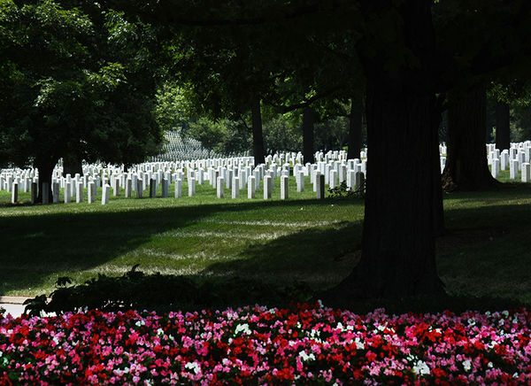 Peaceful resting place for honored people...