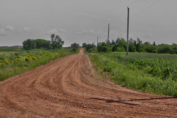 PEI is noted for its red dirt......