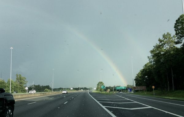A pretty rainbow on our way to Florida Caverns Sta...