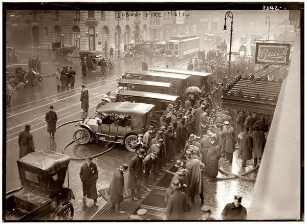 16-Fire at 55th Street New York 1915...