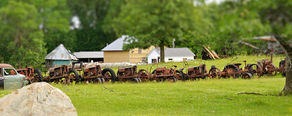 Someones love for old tractors.......