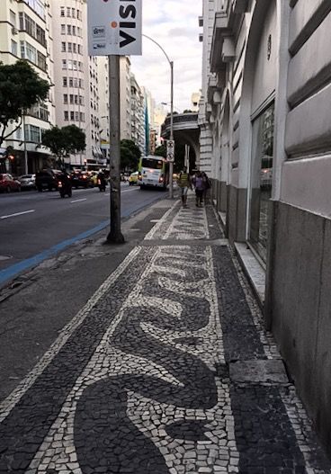 Rio sidewalks...