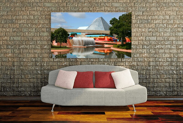 My photo from Epcot, virtual living room....