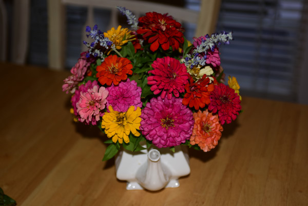 Ok, my wife did the flowers...