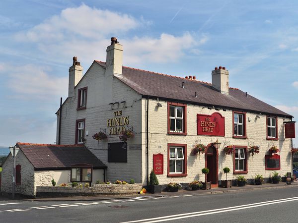 The Hinds Head also serves tasty meals and ales is...