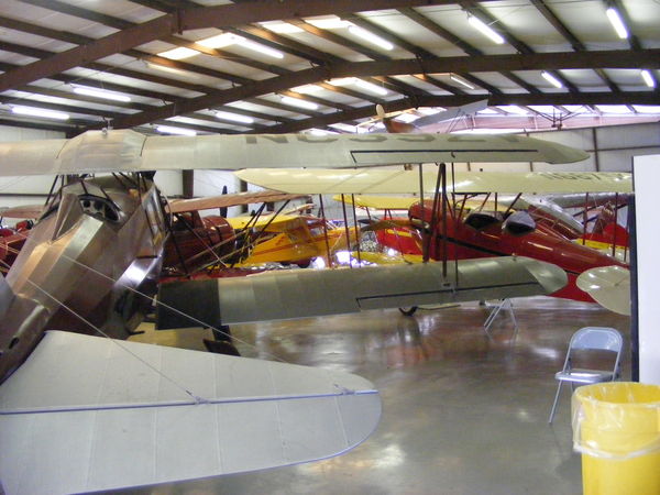 Aircraft in hangar...