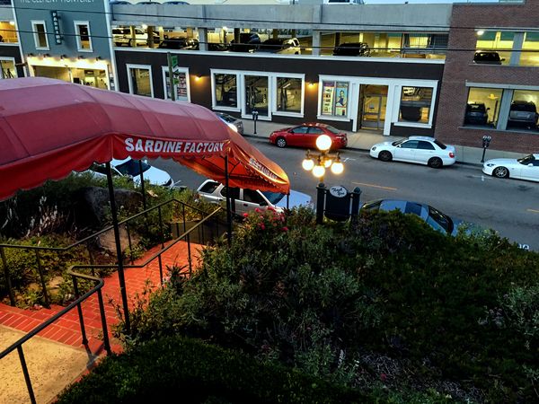 Our favorite Monterey restaurant, about 8 pm.  The...
