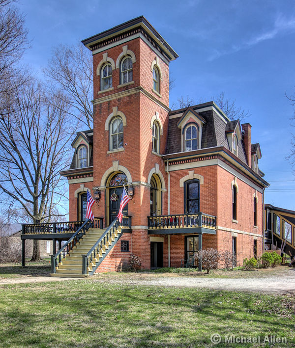 The Von KleinSmid Mansion in Sandwich, Illinois, B...