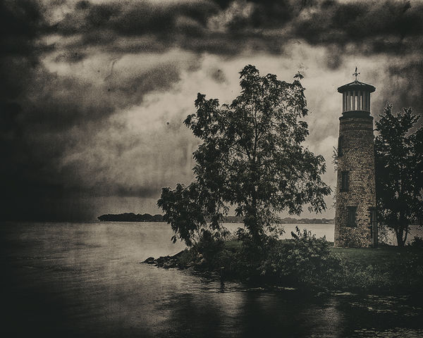 'Asylum Point Lighthouse', Wisconsin...