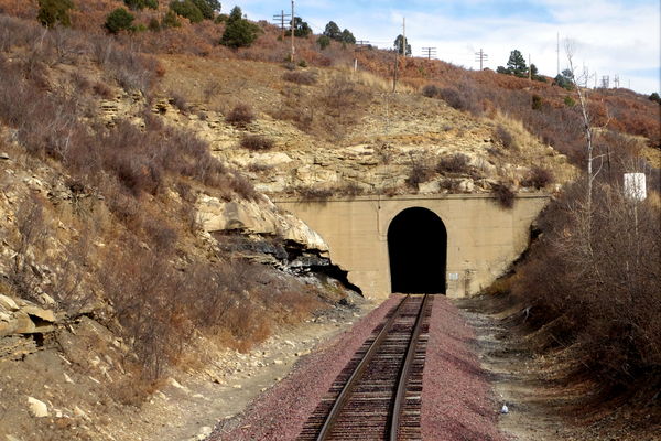The "Southwest Chief" goes through Raton Tunnel; i...