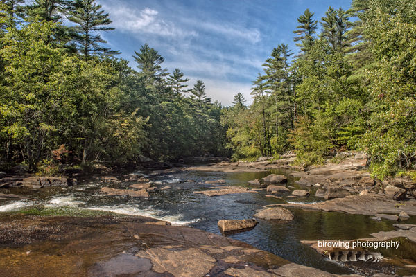 Two Rivers: #1 is the Little Ossipee River, and #2 is the Saco River