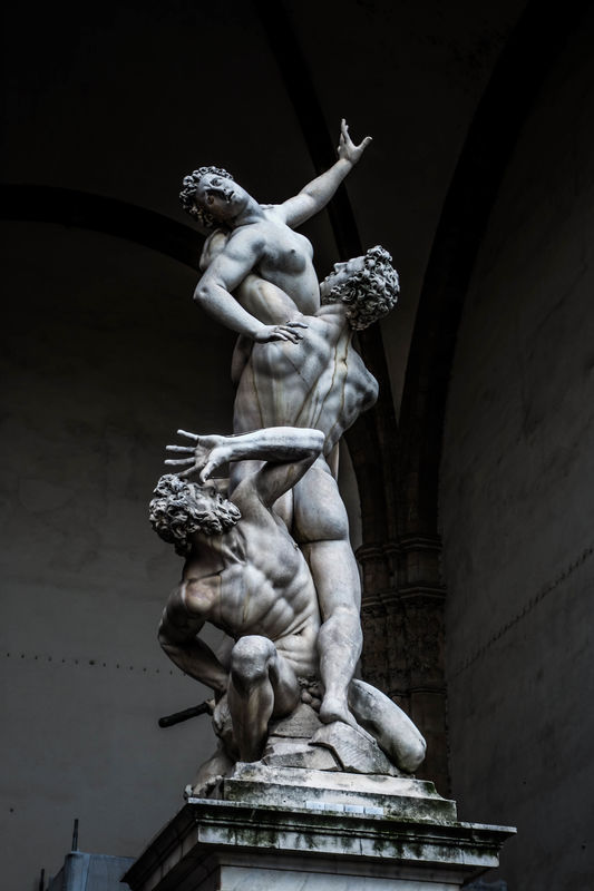 Rape of the Sabines - Florence Italy...