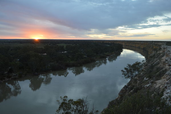 Sunset at Nildottie - South Australia...