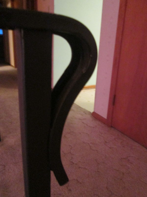 This is the end of my railing.  Is it an "N" or "R...