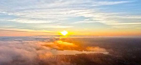 Drone image from above clouds......