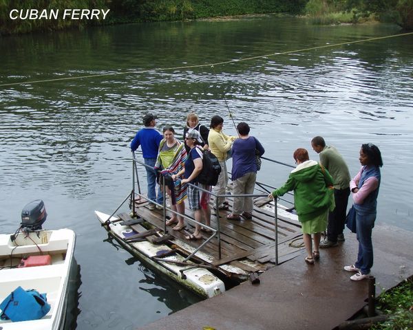 Human powered ferry...