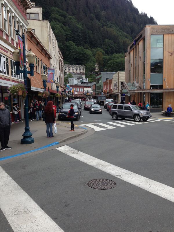 Downtown Juneau at Noon...