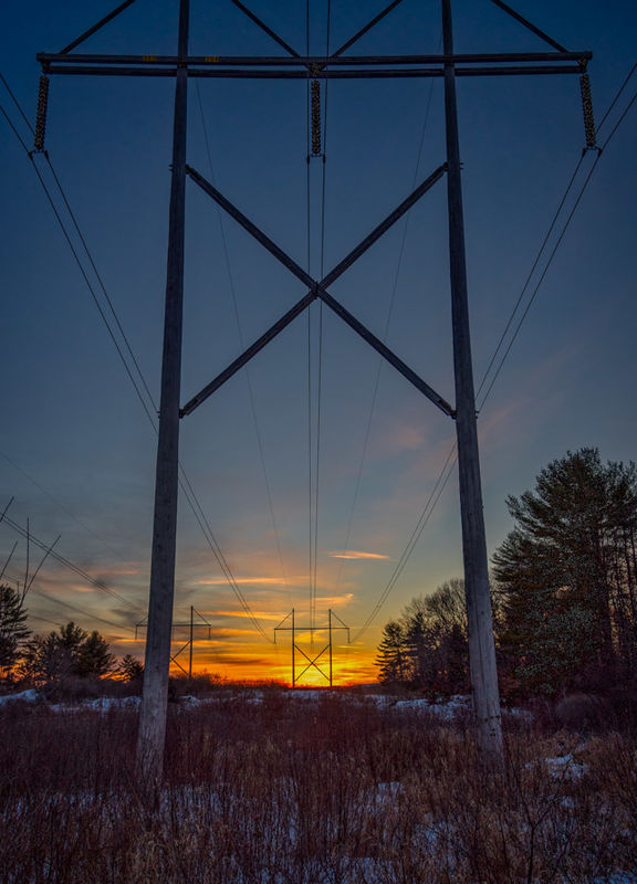 Pole Line sunset...