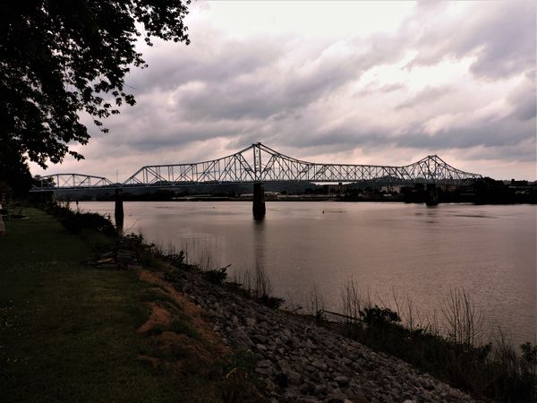 The first Ironton bridge, over 100 years old, rece...