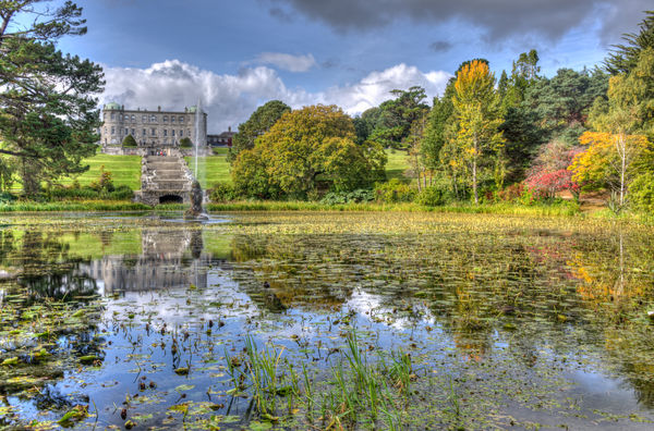 Powerscourt Mansion and Gardens, County Wicklow...