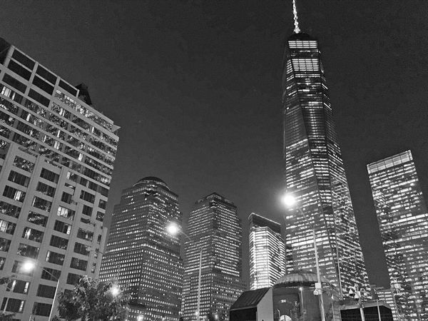 Manhattan Night in Black & White...