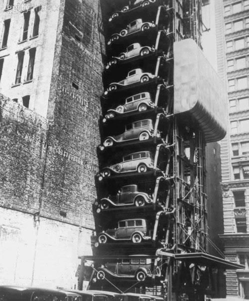 Here is the way they parked cars in NYC during the...