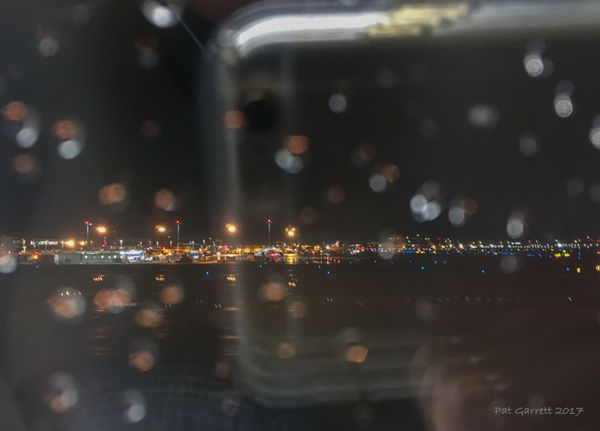 A rainy night at the airport...
