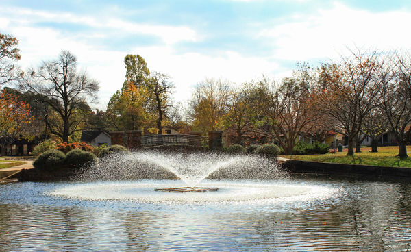 The Fountain at Janssen Park in Mena...