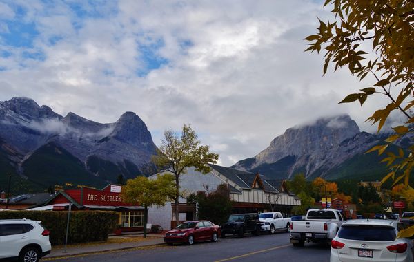 (1)  Interesting views from the town of Canmore. W...