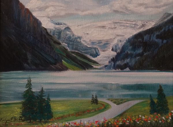 (4) This is our framed oil painting that I had don...