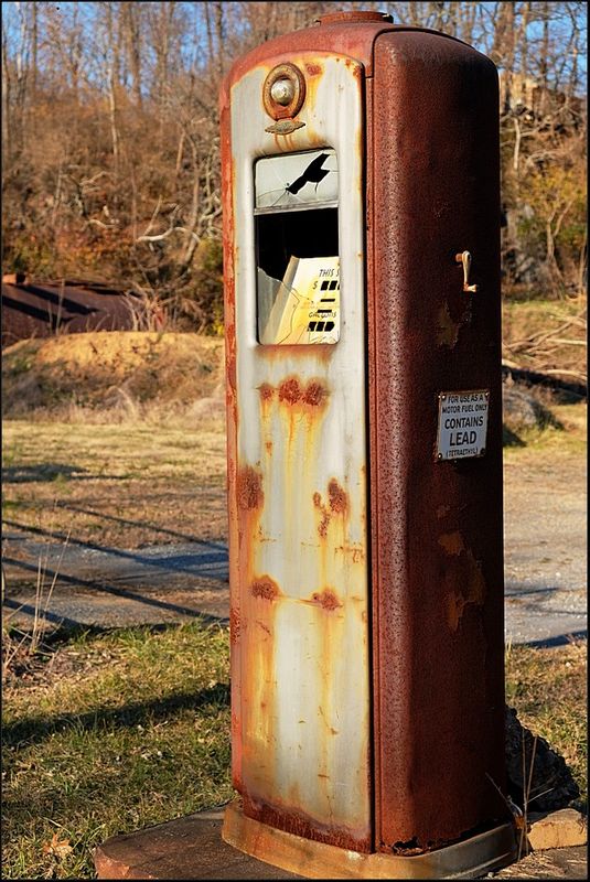 5. Another old gas pump....