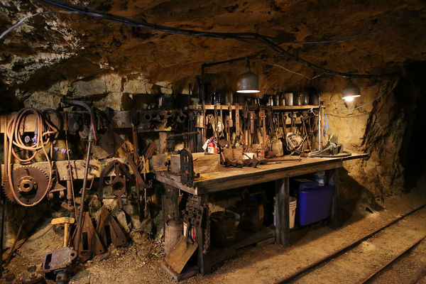 #15-Work shop in the mine....