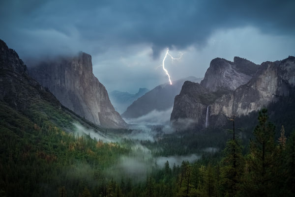 Early Morning Storm over Yosemite Valley...