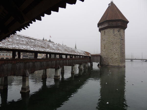 Luzern, Switzerland Medieval Bridge...