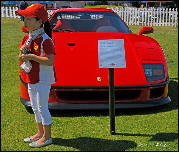 The youngest and only female Ferrari driver...
