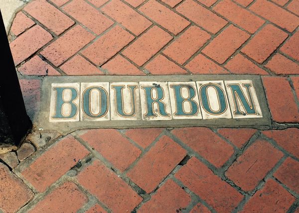 Big Easy street signs ... at your feet...