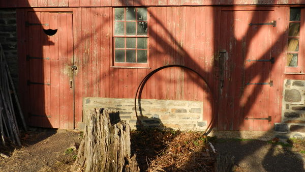 Side of an old barn...
