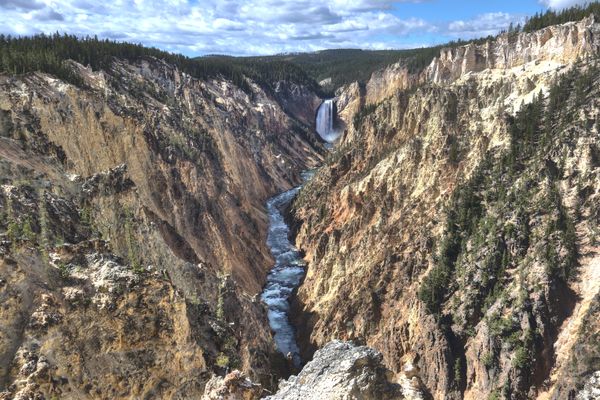 Yellowstone - Artists Point - 9/2016 - 3-shot HDR...