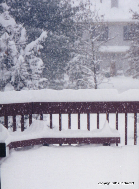 A New Jersey deck full of snow - 2006...