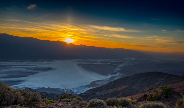 Death Valley, Dante's Peak sunset...
